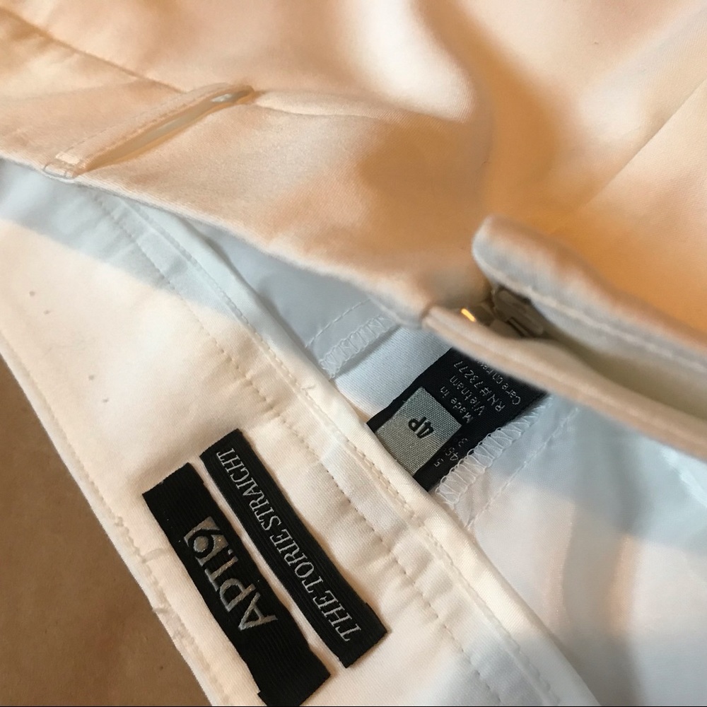 NWT white tailored pants - Picture 2 of 4